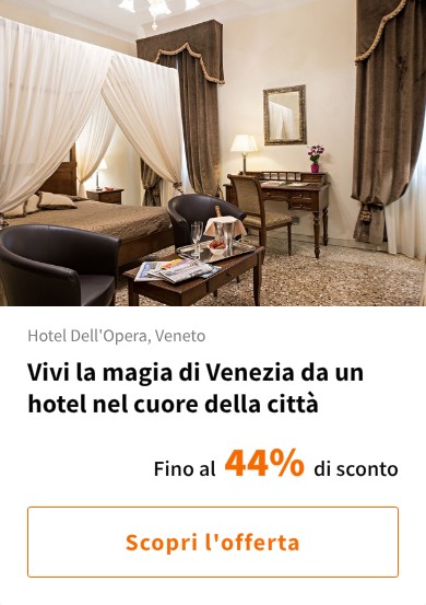 Vivi la magia di Venezia da un hotel nel cuore della città