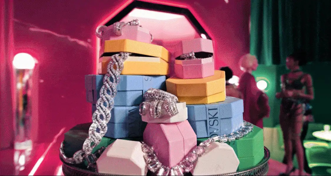 Gioielli Swarovski su confezioni regalo