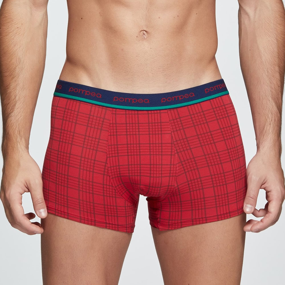 Image of BOXER UOMO HIPSTER NATALE POMPEA