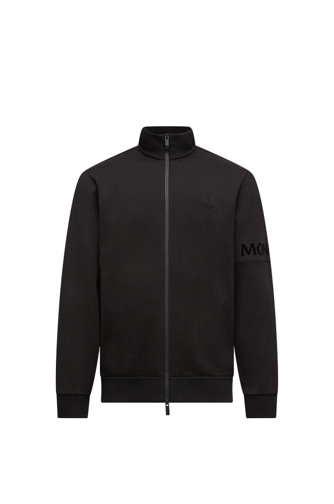 Felpa in cotone con zip