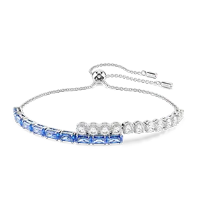 Bracciale Matrix Tennis, Taglio misto, Blu