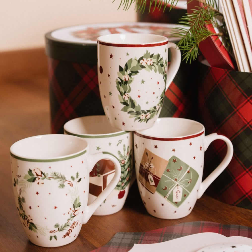 Image of TAZZA CHRISTMAS IS COMING BGQ251903E NUVOLE DI STOFFA