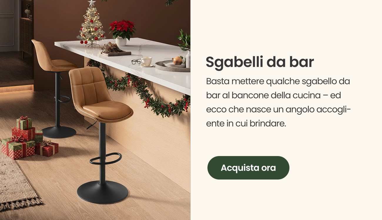 Set di 2 Sedie da Bar Girevoli Regolabili in Altezza Marrone Caramello