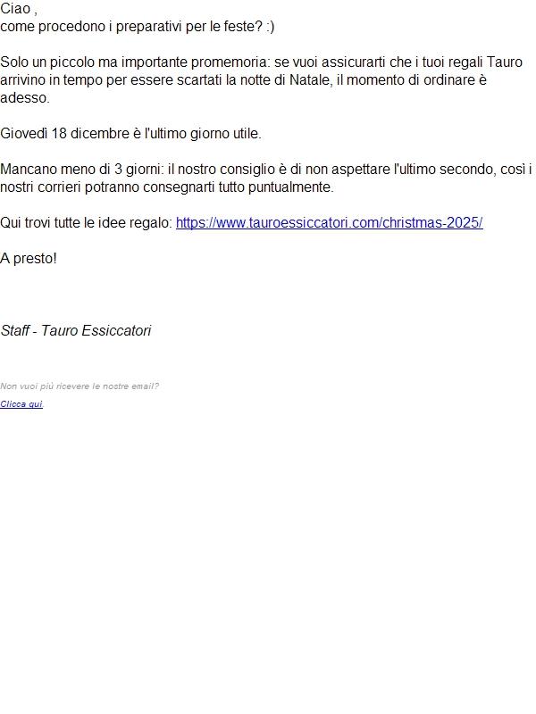 Ultima chiamata per la slitta