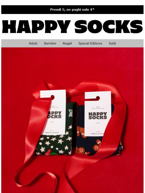 Calze natalizie fresche di stampa!