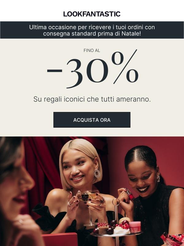 Risparmia su regali iconici che tutti ameranno.