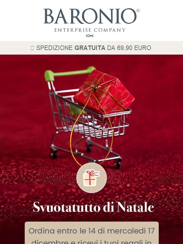 🎁 Svuotatutto di Natale: ordina ora e ricevi prima di subito!