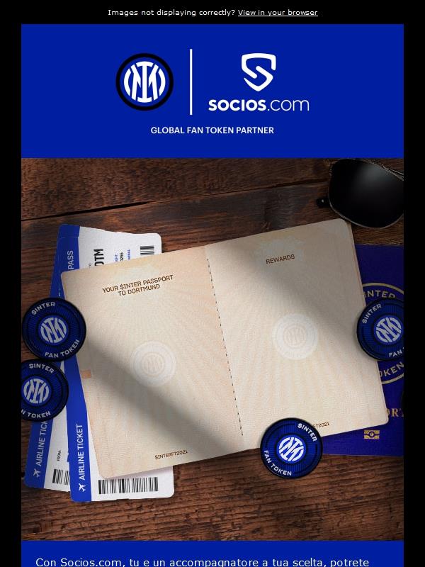 Vivi la partita di Dortmund con Socios.com