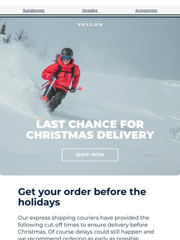 Still time for Christmas delivery 🌲