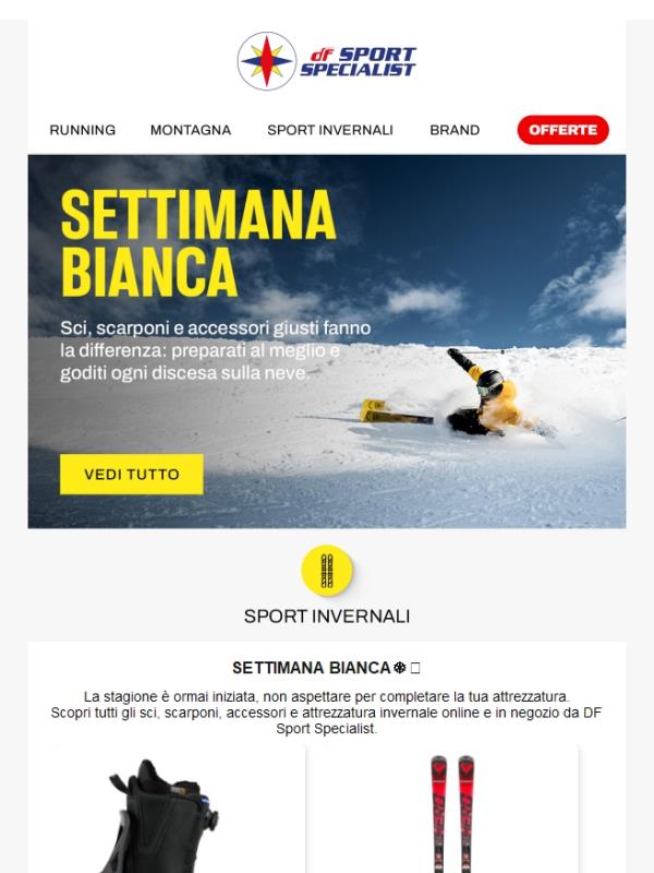 La settimana bianca è in arrivo❄️