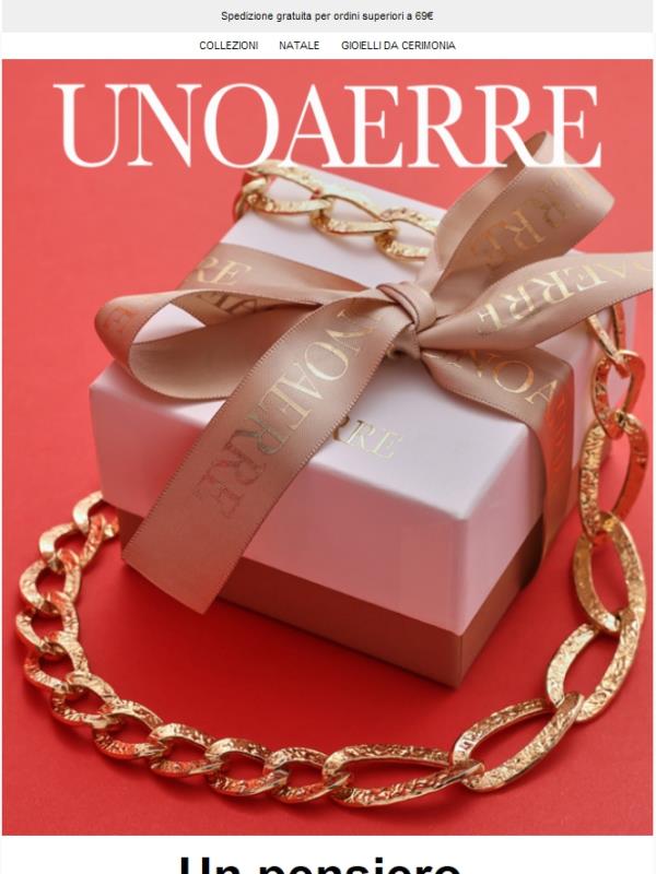 Approfitta del 15% di sconto sui gioielli Unoaerre!