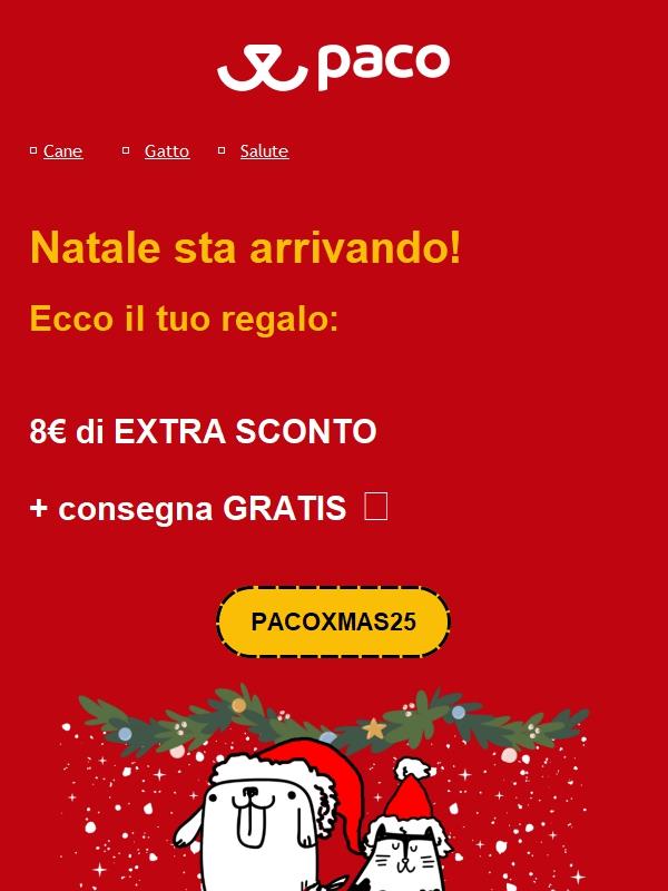 Il tuo regalo da Paco è già pronto 🎁🎄