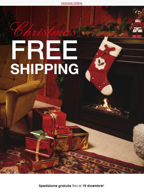 Spedizione gratuita fino al 19 dicembre