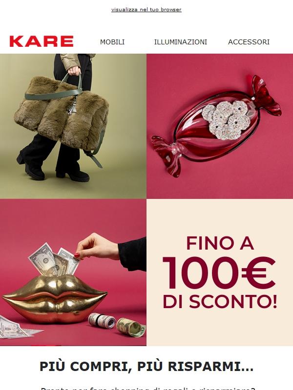 FINO A 100€ DI SCONTO!