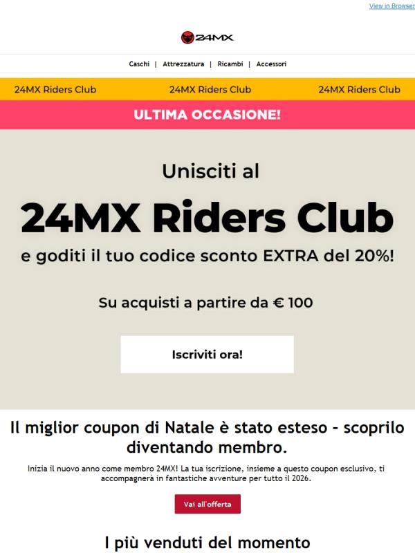 Un regalo ti aspetta – registrati ora!