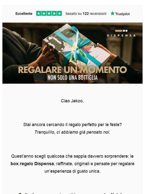 Hai già scelto la tua box regalo?🎁