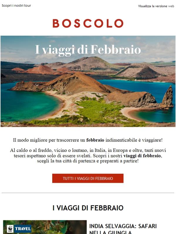 12 viaggi di febbraio da non perdere