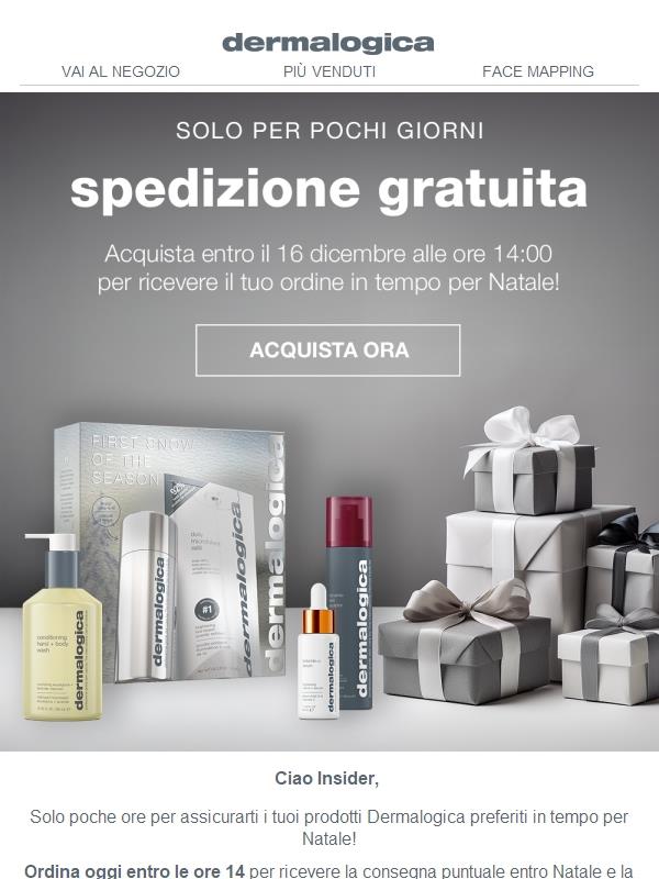 La spedizione è gratuita: approfittane ora!