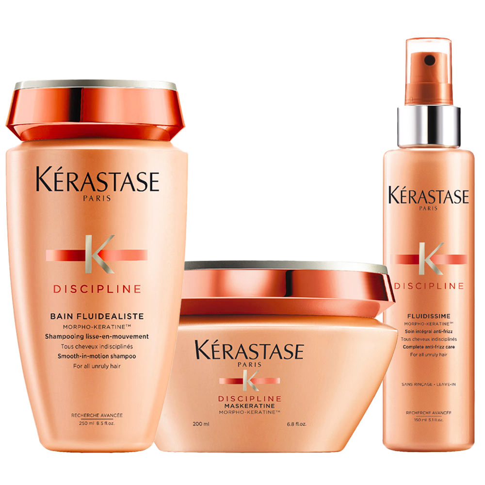 Image of Kerastase Discipline Shampoo 250ml Mask 200ml Spray 150ml