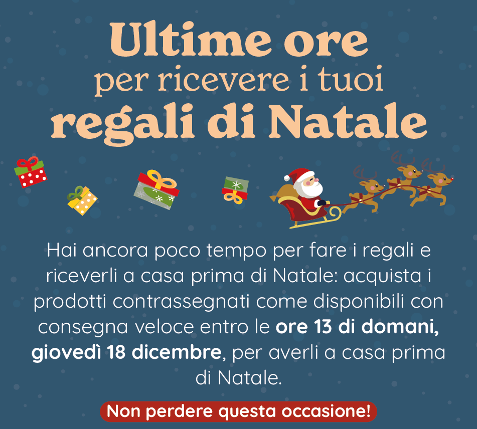 Hai ancora tempo per fare i regali e riceverli prima di Natale