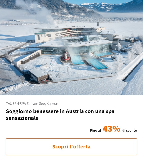 Soggiorno benessere in Austria con una spa sensazionale