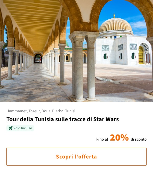 Tour della Tunisia sulle tracce di Star Wars