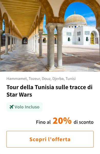 Tour della Tunisia sulle tracce di Star Wars