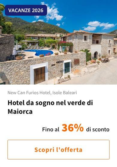 Hotel da sogno nel verde di Maiorca