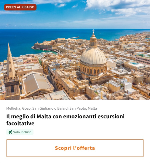 Il meglio di Malta con emozionanti escursioni facoltative
