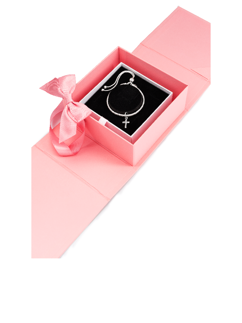 Sparkling Cross Bracelet Gift Set