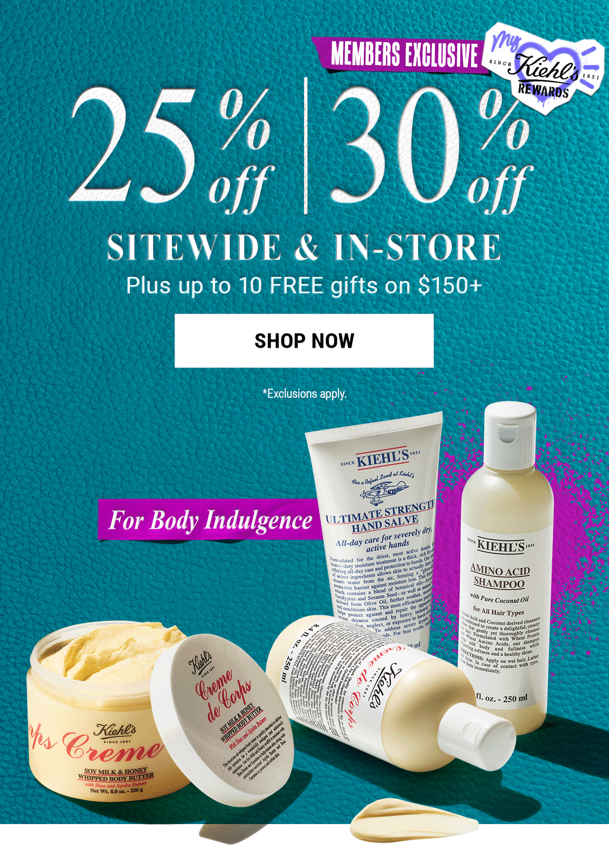 25% off | 30% off