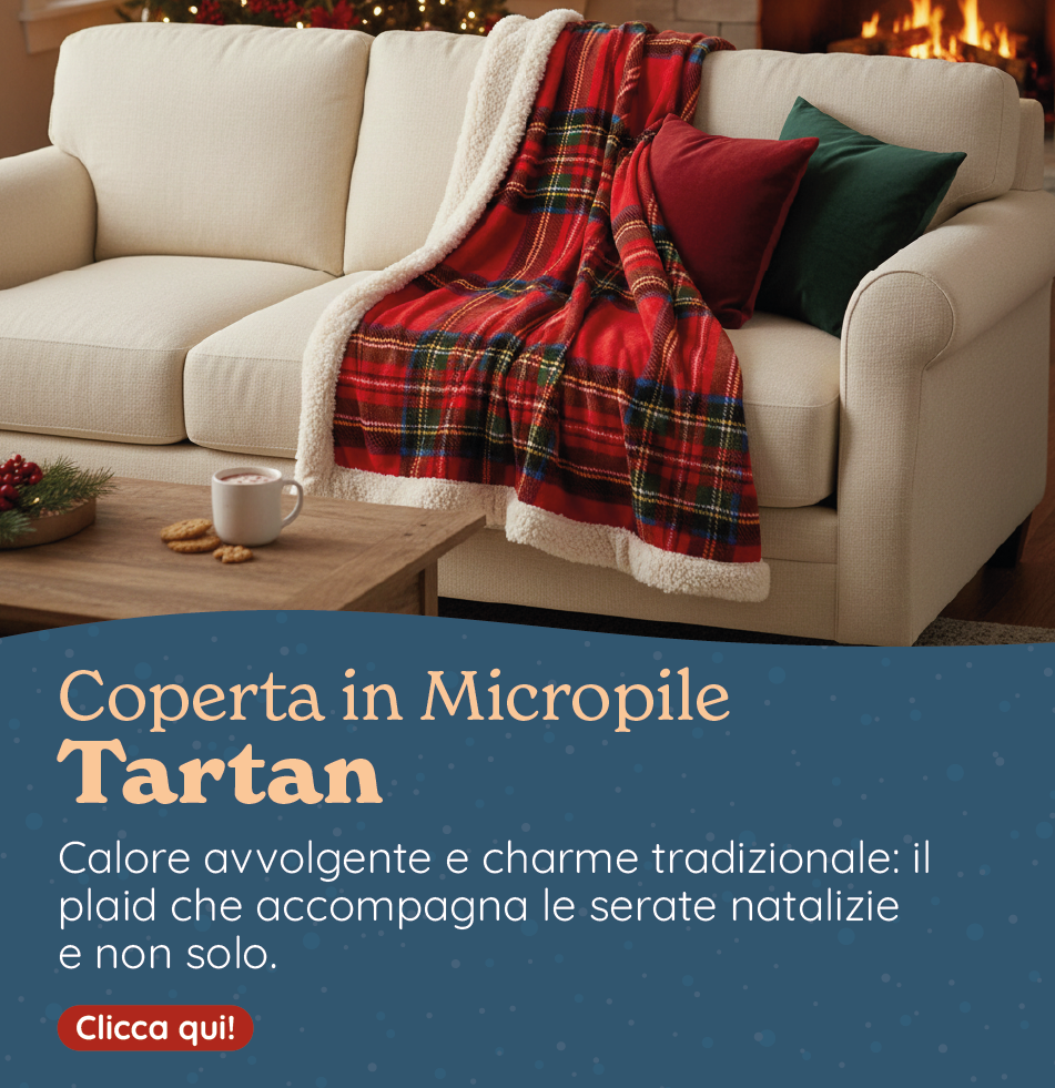 Coperta in MicroPile Agnellato Scozzese - Tartan