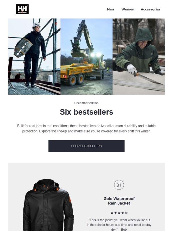 December’s go-to winter workwear