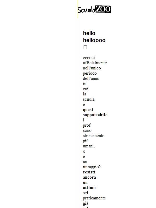 ScuolaZoo Survival Kit #26