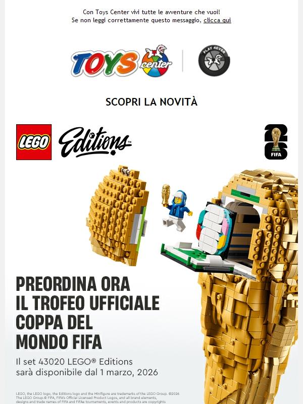 ♟️ PLAY 4EVER - Preordina il set LEGO Coppa del Mondo FIFA!