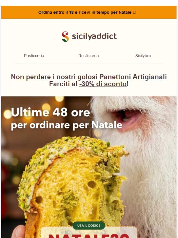 Solo 48h per avere il tuo panettone 😍