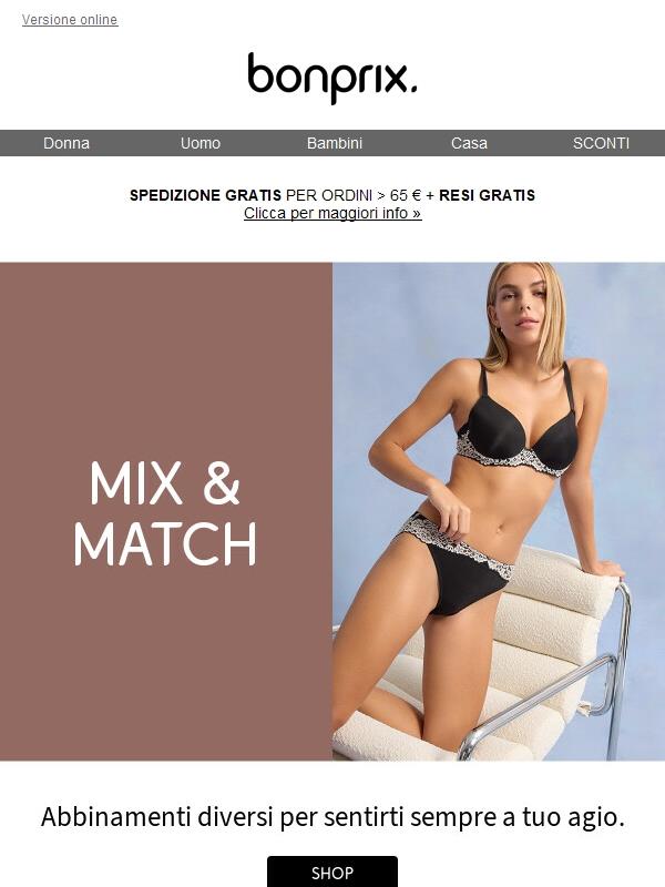 Mix & match: crea il completino intimo che più ti piace 💗