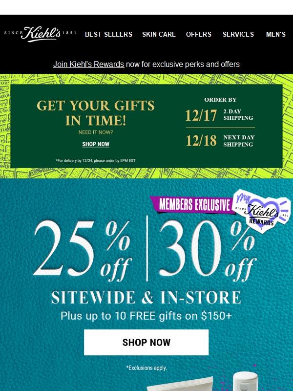 Last Day for 2-Day Shipping by 12/24! Save Sitewide Now