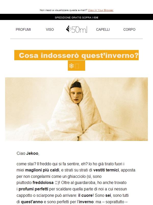 Jekoo, i miei must-have profumati della stagione? ❄️