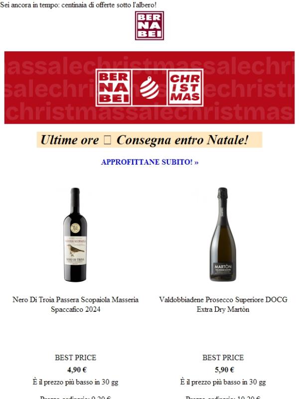 Ultime ore: ⏰ Consegna entro Natale!