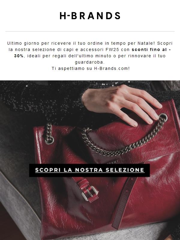 Affrettati! Regali fino al -30%! 🎁