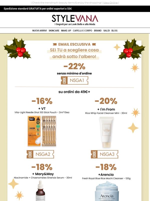 Affrettati! Scegli il tuo REGALO di Natale GRATIS 🎁