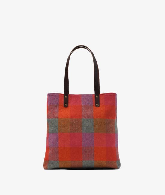 Borsa a Mano Harris Tweed - Arancione