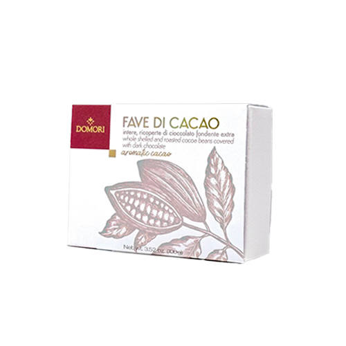 Fave di cacao ricoperte di cioccolato fondente 100g
