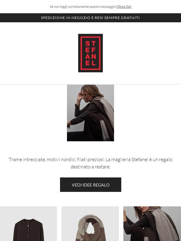 Stefanel Gifts: maglieria pregiata