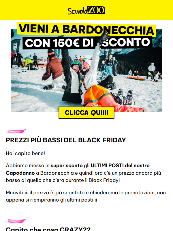 Ultimi posti per Capodanno scontati di 150€!