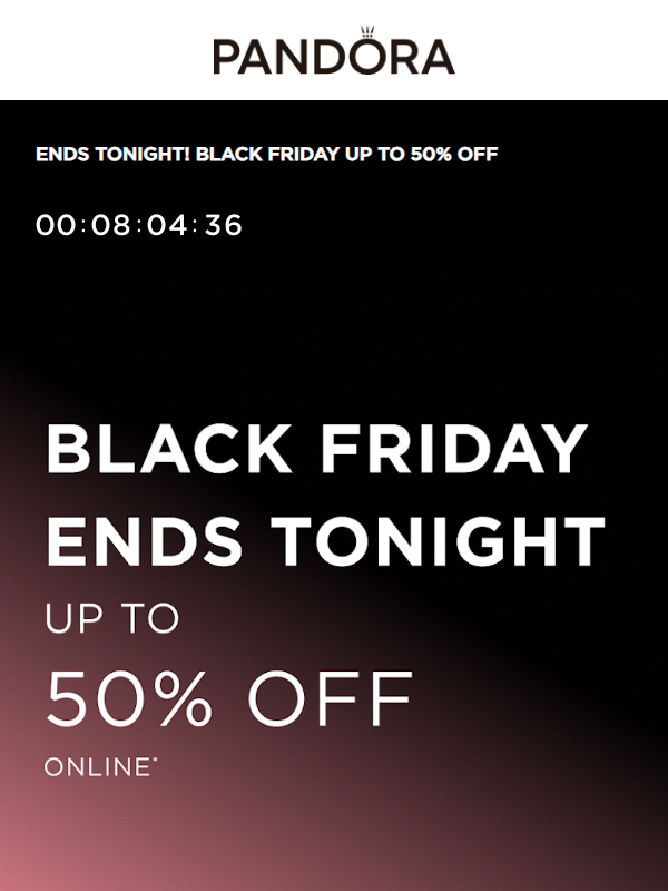 Time’s running out. Save UP TO 50% — top picks going fast!