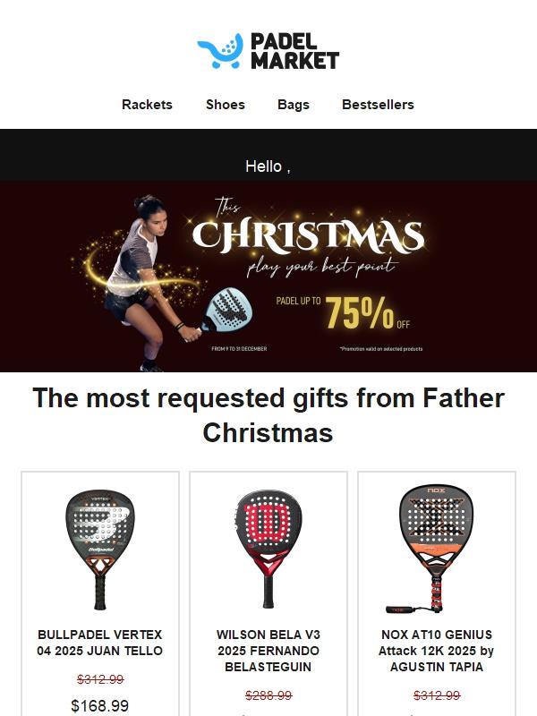 Don’t lose match point: padel gifts 🎾🎄 🎄Christmas Gifts for Padel Lovers