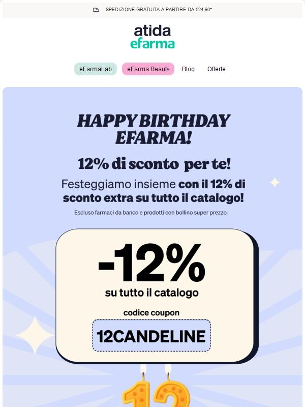 🎉 Festeggia il nostro compleanno con uno Sconto Esclusivo!