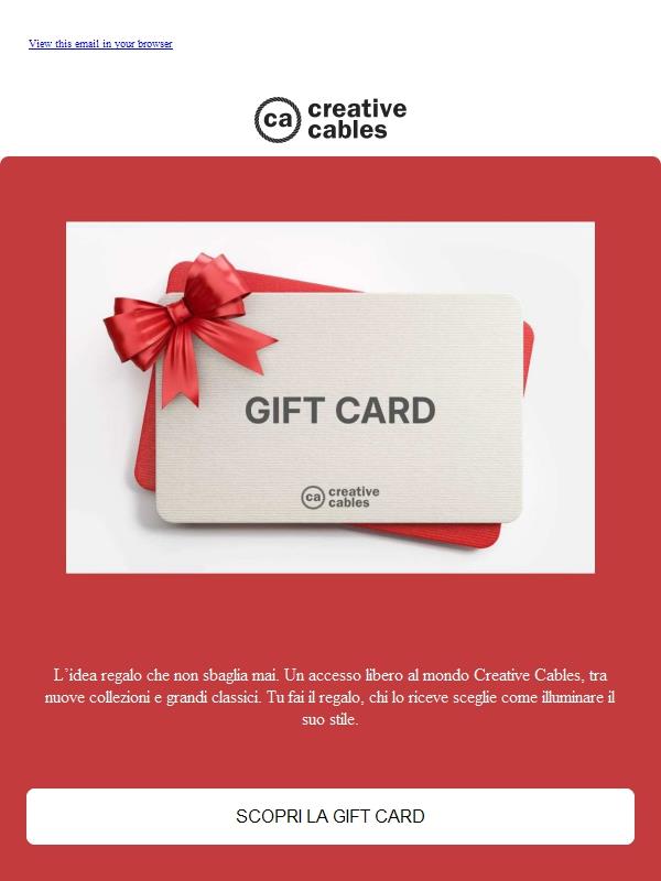 🎁Regali last minute? Scegli una GIFT CARD